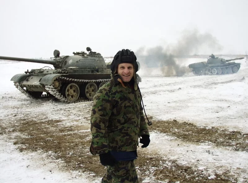 Řízení bojového tanku T-55 - standard