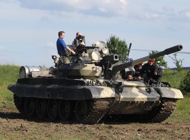 Řízení bojového tanku T-55 - standard