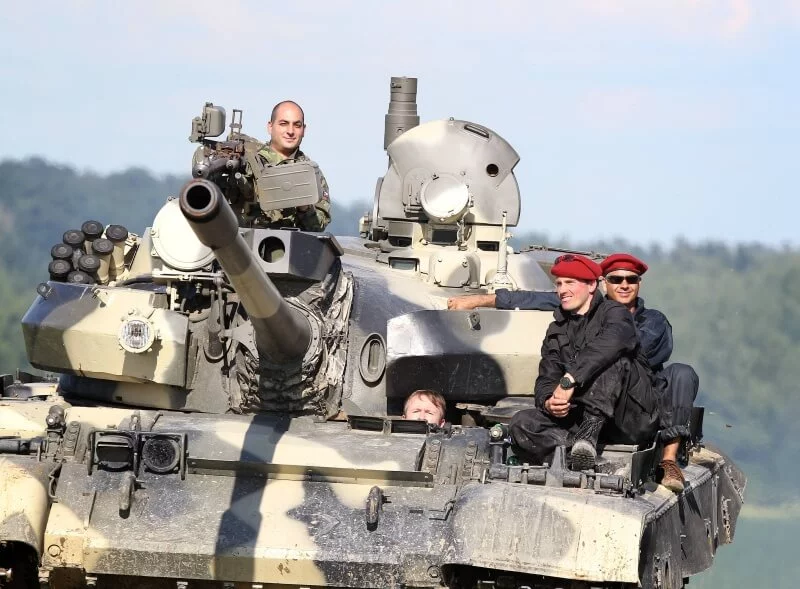 Řízení bojového tanku T-55 - standard