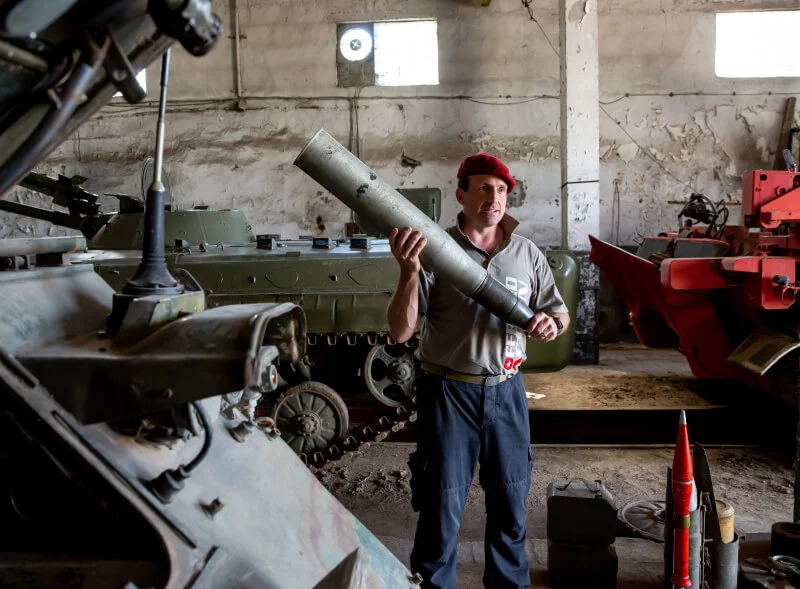 Řízení bojového tanku T-55 - standard