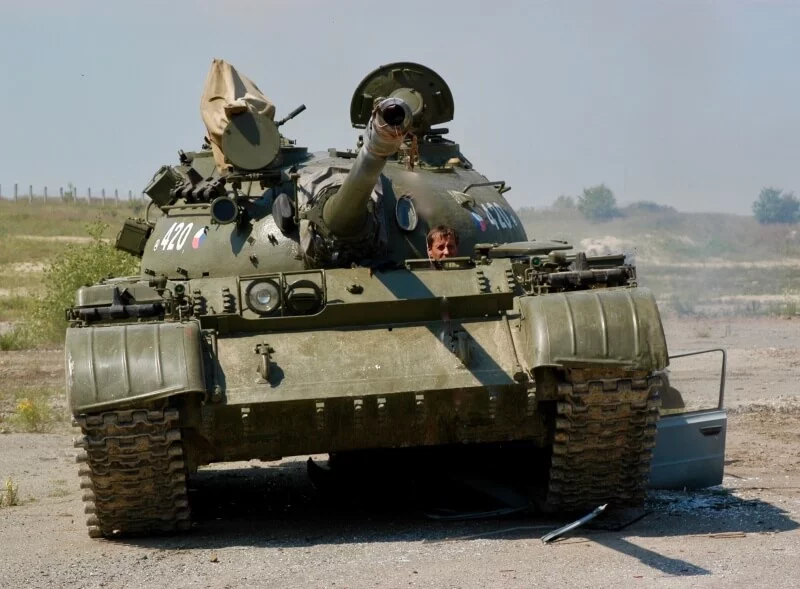 Řízení bojového tanku T-55 - standard