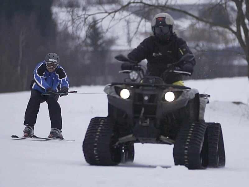 Ochutnávka motoskijöringu