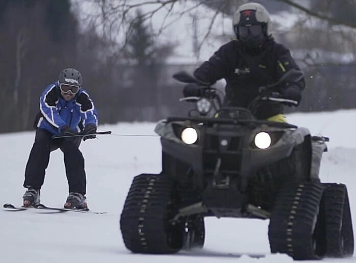 Adrenalinový motoskijöring