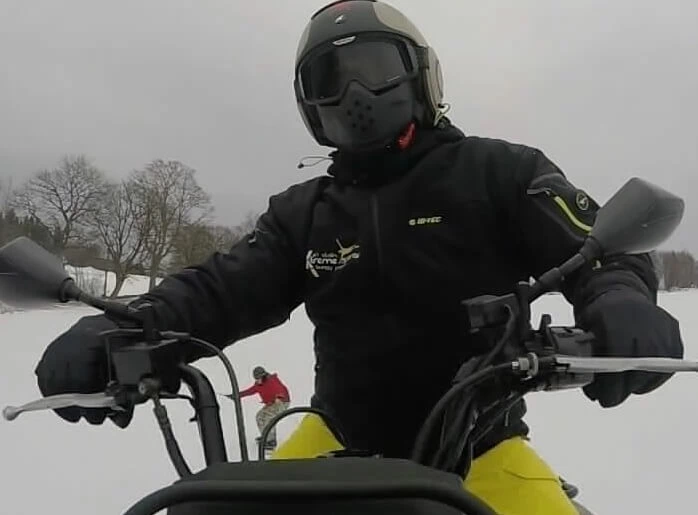 Ochutnávka motoskijöringu