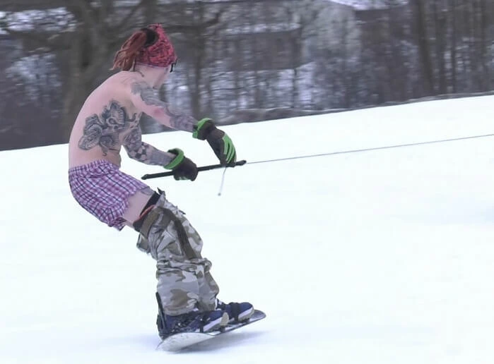 Adrenalinový motoskijöring