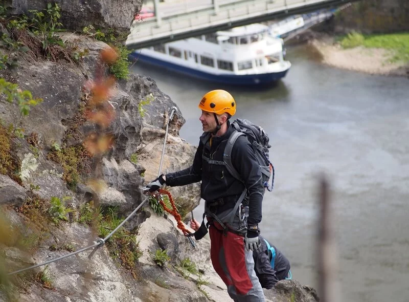 Via Ferrata v Děčíně s průvodcem