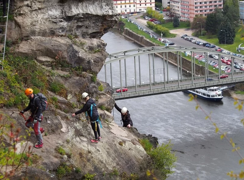 Via Ferrata v Děčíně s průvodcem