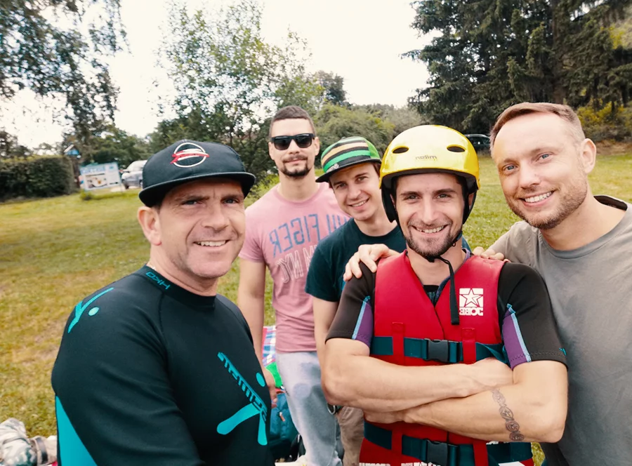 Flyboarding na Brněnské přehradě