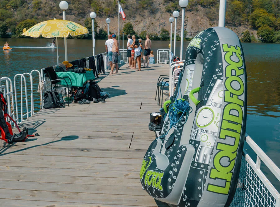Flyboarding u Prahy