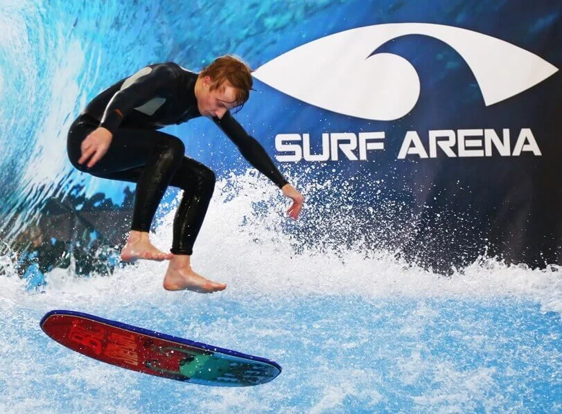 Indoor surfing - Surf Arena