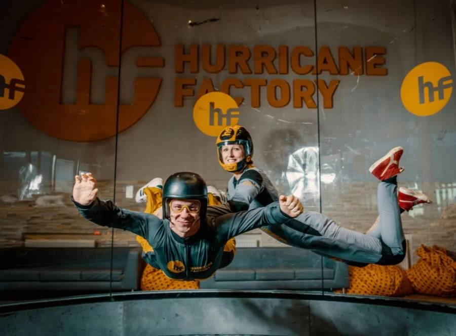 Indoor skydiving 3 + 1 minuta ZDARMA