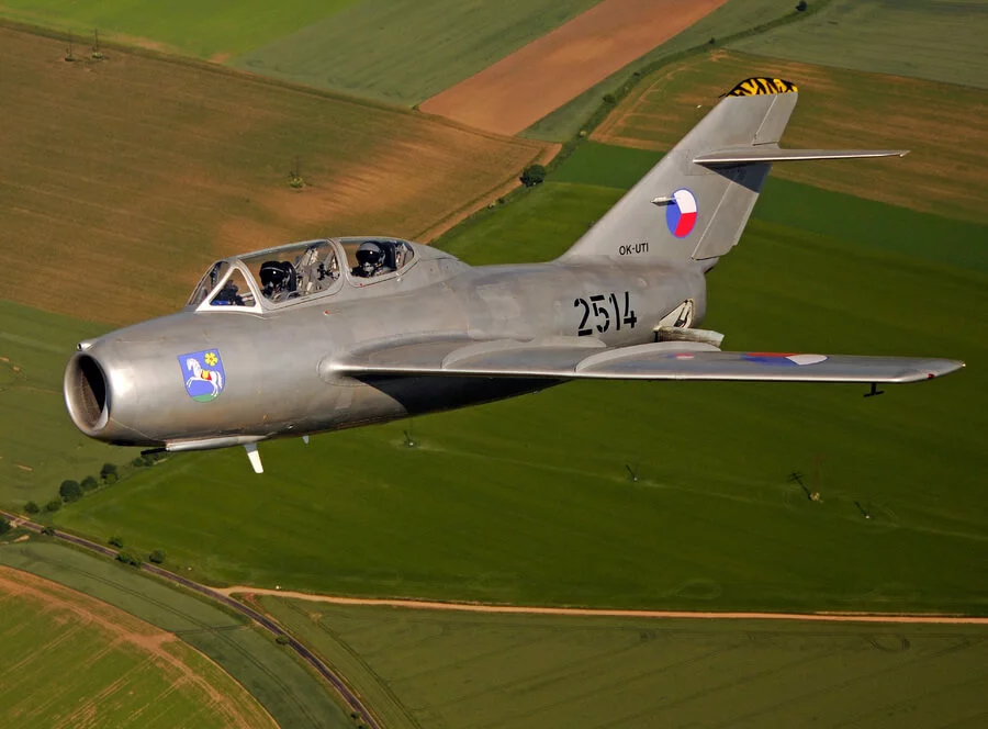 Seznamovací let ve stíhačce MIG 15