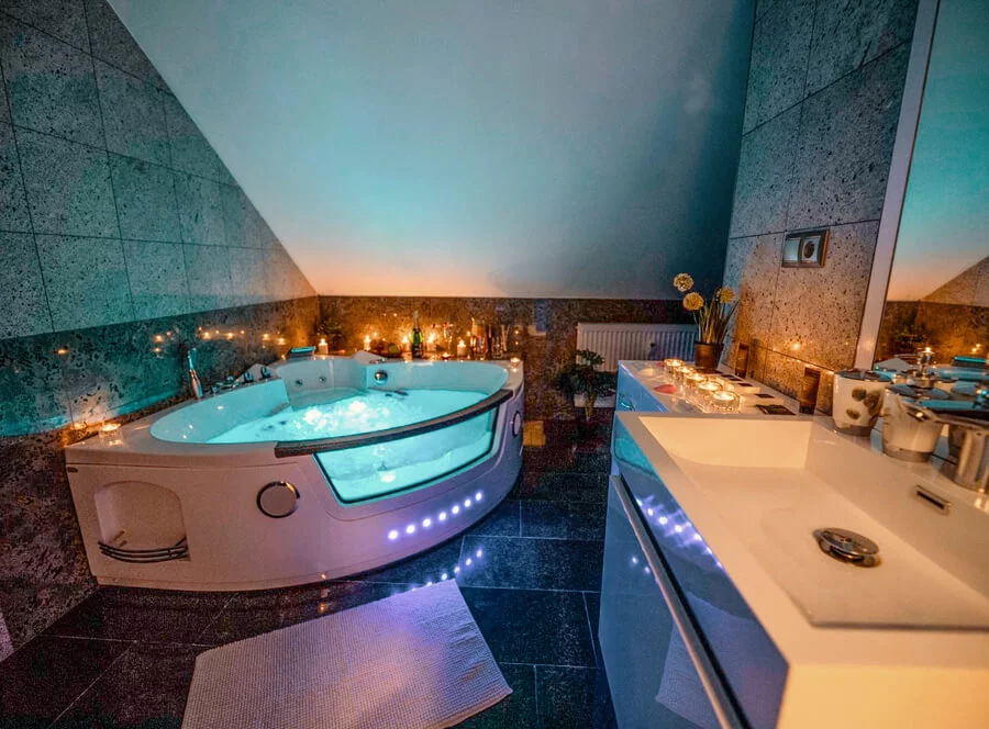 Romantická noc s privátním wellness v hotelu Heinz