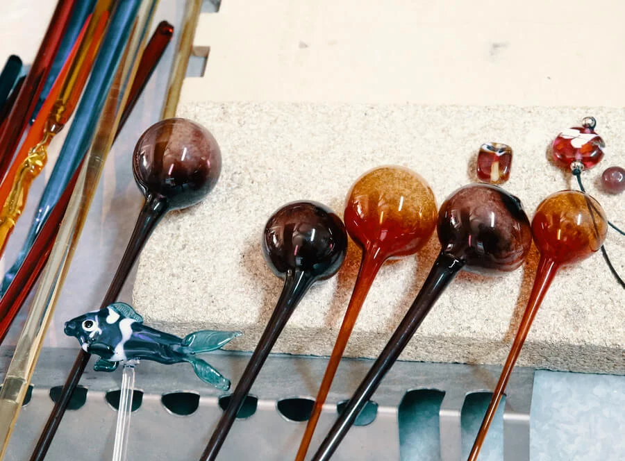 Kurz skleněných vinutých perlí