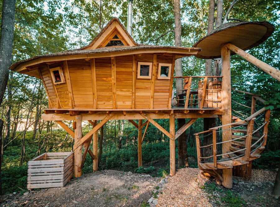 Pobyt v treehouse s vlastní saunou