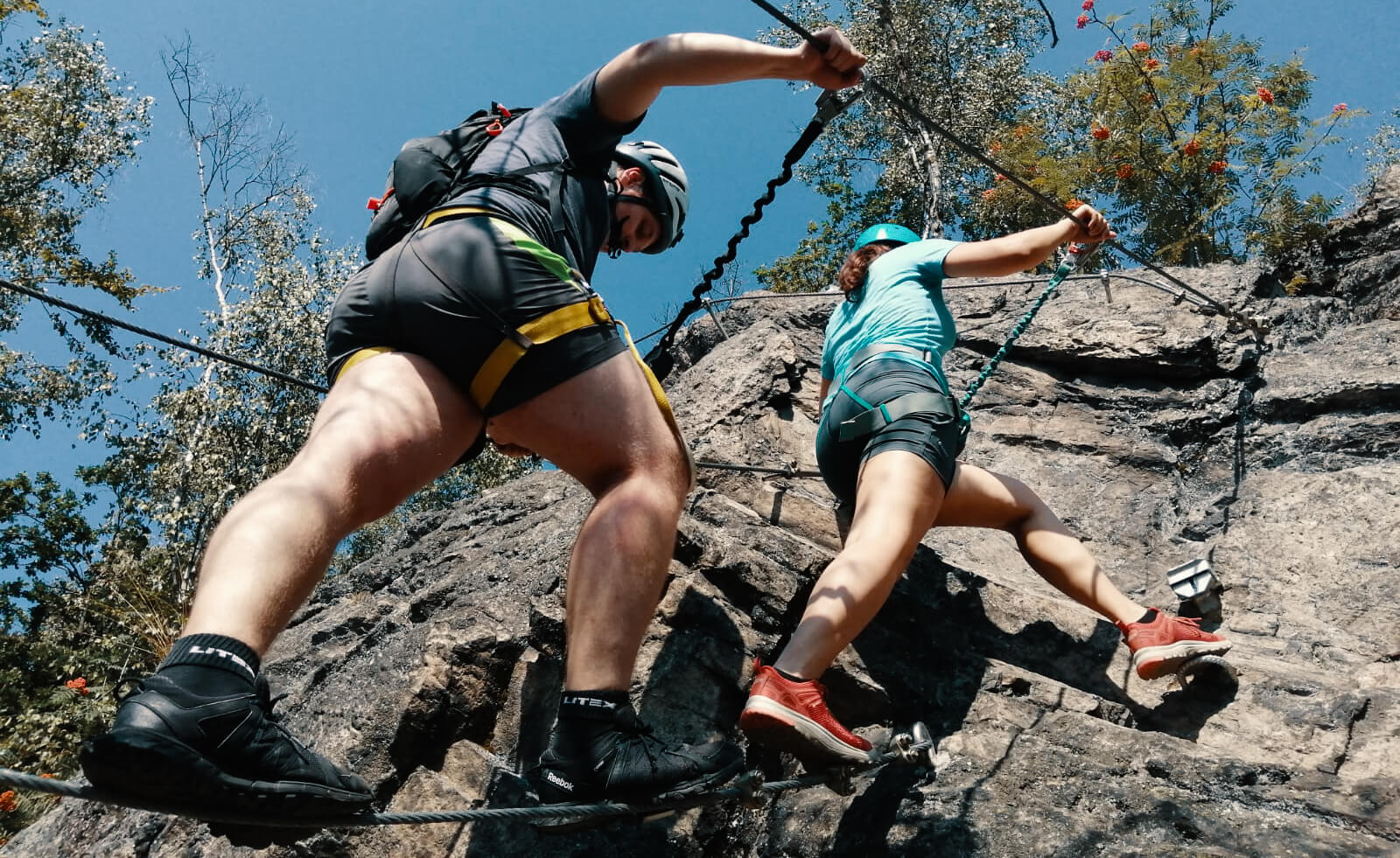 Via ferrata u Vodni brany